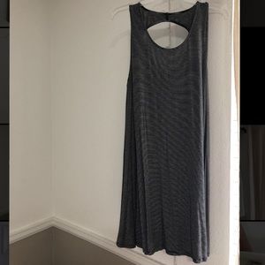 American Eagle black and white striped dress